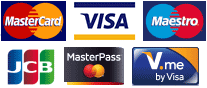 Pay by Visa, Mastercard, Maestro - Choose the relevant Pay Now button